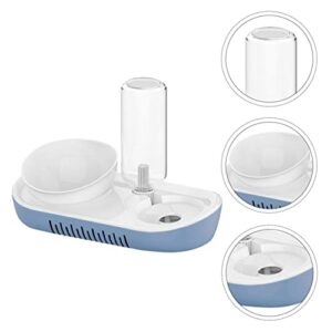 Mipcase 3 Sets Waters Cat Dish Small Automatic Waterer Kittens Blue for Kitten Bowls Puppies Bunny Puppy Water Raised Dog Food Dispenser Pets Feeder Auto Bowl Gravity Medium Pet Supplies