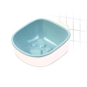 fuuie bowls for food and water pet bowl hanging dog bowl cat bowl designer pet hanging bowl for dog cat pet water food slow feeder for cage using pet supplies (color : blue)