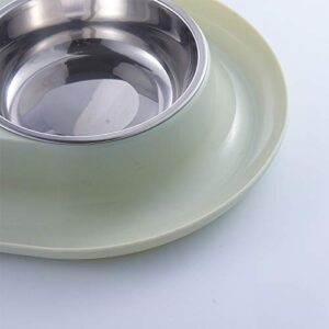 FUUIE Bowls for Food and Water Dog Feeder Drinking Bowls for Dogs Cats Pet Food Bowl (Color : Sky Blue)