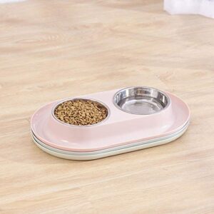 FUUIE Bowls for Food and Water Dog Feeder Drinking Bowls for Dogs Cats Pet Food Bowl (Color : Sky Blue)