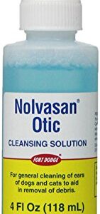 Zoetis Nolvasan Otic Cleansing Solution, 4-Ounce