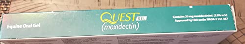 Quest Horse Wormer Gel Paste Equine Moxidectin (0.4oz.)