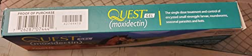 Quest Horse Wormer Gel Paste Equine Moxidectin (0.4oz.)