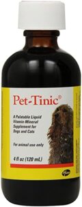 pfizer animal pet-tinic vitamin-mineral supplement for dogs and cats, 4-ounce by pfizer animal