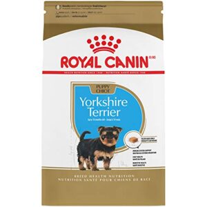 royal canin breed health nutrition yorkshire terrier puppy dry dog food, 2.5 lb