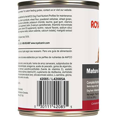 Royal Canin Canine Health Nutrition, Mature Adult In Gel Canned Dog Food, 13.5 oz Can (Case of 12)