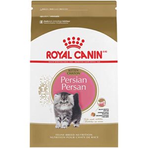 royal canin feline breed nutrition persian kitten dry cat food, 3 lb
