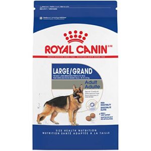 royal canin large breed adult dry dog food, 35 lb bag