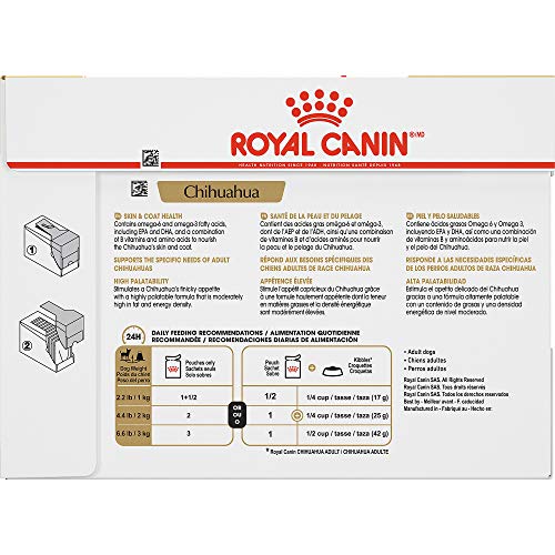 Royal Canin Chihuahua Adult Pouch Dog Food, 3 oz can 12-pack