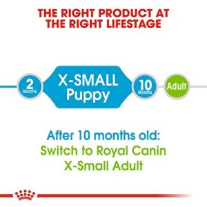 Royal Canin X-Small Puppy Dry Dog Food, 3 lb bag