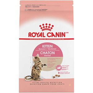 Royal Canin Feline Health Nutrition Spayed/Neutered Dry Cat Food for Kittens, 2.5 lb bag