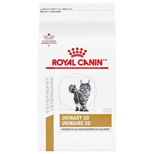 royal canin veterinary diet feline urinary so moderate calorie dry cat food 3.3 lb bag