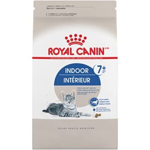 royal canin indoor 7+ adult dry cat food, 2.5 lb bag