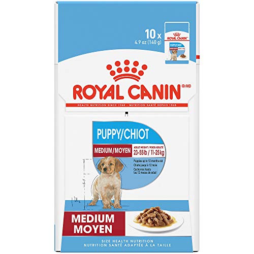 Royal Canin Medium Puppy Wet Dog Food, 4.9 oz cans 10-count