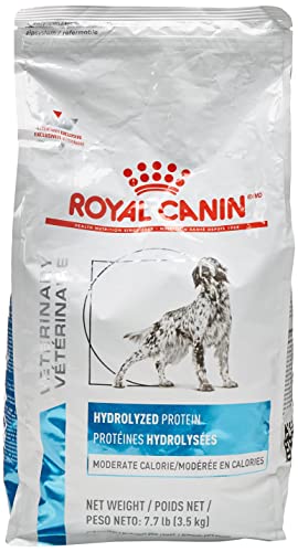 Royal Canin Veterinary Diet Canine Hypoallergenic Moderate Calorie Dry Dog Food 7.7 lb bag