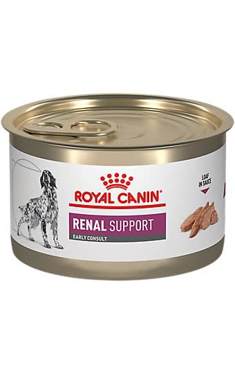 Royal Canin Veterinary Diet Canine Renal Support Early Consult Loaf in Sauce Wet Dog Food, 5.2 oz., Case of 24, 24 X 5.2 OZ