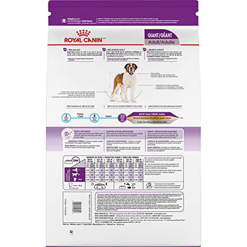 Royal Canin Giant Breed Adult Dry Dog Food, 30 lb Bag