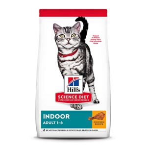 hill’s science diet dry cat food, adult, indoor, chicken recipe, 3.5 lb. bag