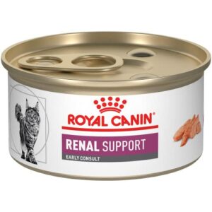 royal canin feline renal support early consult loaf in sauce canned cat food 24/3 oz