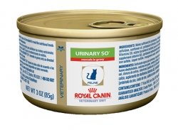 royal canin feline urinary so moderate calorie morsels in gravy canned cat food, 3 oz