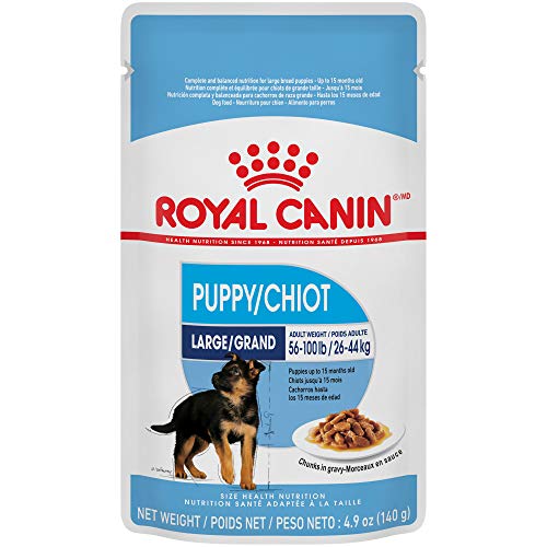 Royal Canin Large Puppy Wet Dog Food, 4.9 oz cans 10-count