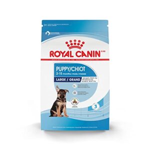 royal canin size health nutrition large puppy dry dog food, 30 lb bag