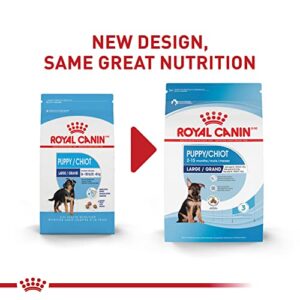 Royal Canin Size Health Nutrition Large Puppy Dry Dog Food, 30 lb Bag