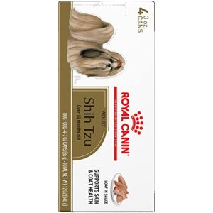 Royal Canin Shih Tzu Adult Breed Specific Wet Dog Food, 3 oz can 4-pack