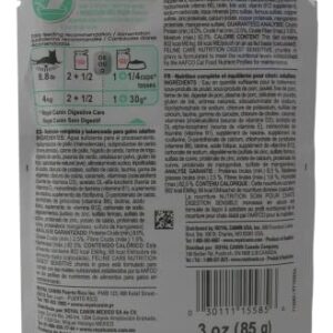 Royal Canin Chunks in Gravy Cat Food 2 Flavor 6 Pouch Sampler, (3) Each: Digest Sensitive, Weight (3 Ounces) - Plus Catnip Toy and Fun Facts Booklet Bundle