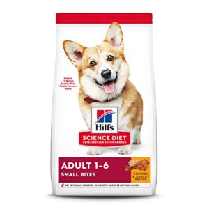 hill’s science diet dry dog food, adult, small bites, chicken & barley recipe, 5 lb. bag