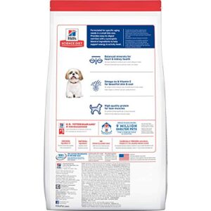 Hill's Science Diet Dry Dog Food, Adult 7+ for Senior Dogs, Small Bites, Chicken Meal, Barley & Brown Rice Recipe, 5 lb Bag