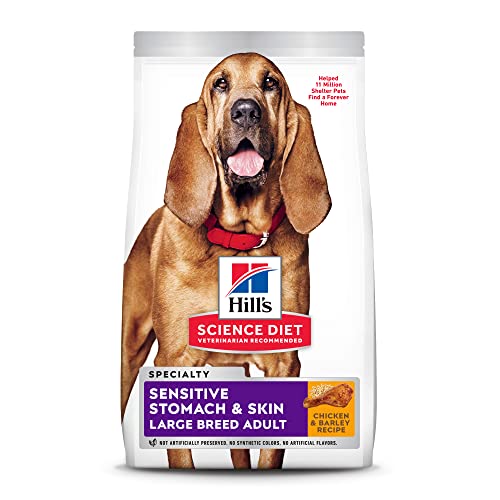 Hill's Science Diet Dry Dog Food, Adult, Sensitive Stomach & Skin, Chicken & Barley Recipe, 30 lb. Bag