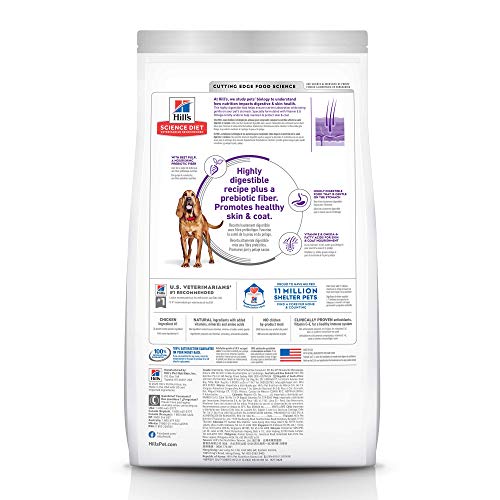 Hill's Science Diet Dry Dog Food, Adult, Sensitive Stomach & Skin, Chicken & Barley Recipe, 30 lb. Bag