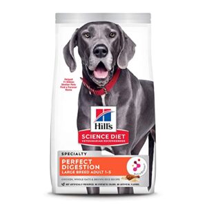 hill’s science diet adult, large breed dog dry food perfect digestion chicken 22 lb bag