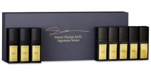 epione skin care beverly hills, signature series skin care set of 8 by dr. simon ourian, beauty gift set and facial kit for women, epione’s complete skin care line and luxury beauty skin care routine
