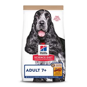 hill’s science diet senior 7+ no corn, wheat or soy dry dog food, chicken recipe, 30 lb. bag