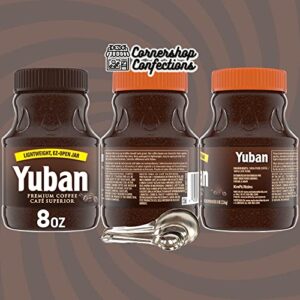 Yuban Instant Coffee Traditional Roast Bulk Pack with Spoons - 32 Ounces Total - For Drinking or Cooking - Comes in Maple Hills Market Protective Box