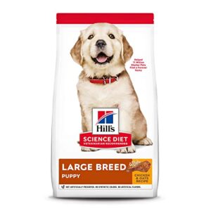 hill’s science diet dry dog food, puppy, large breeds, chicken meal and oats recipe, 30 lb. bag