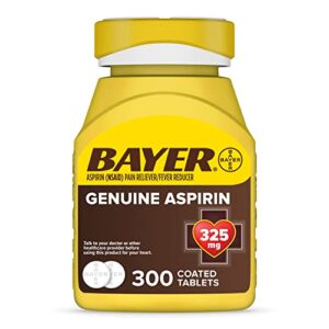 bayer genuine aspirin, 325mg coated tablets, 300ct