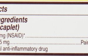 Bayer Back & Body Extra Strength Aspirin, 500mg Coated Tablets, Fast Relief at the Site of Pain, Pain Reliever with 32.5mg Caffeine, 100 Count