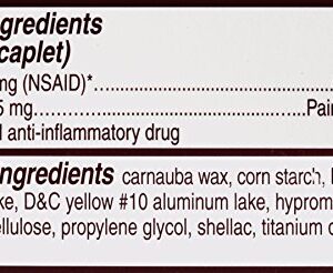 Bayer Back & Body Extra Strength Aspirin, 500mg Coated Tablets, Fast Relief at the Site of Pain, Pain Reliever with 32.5mg Caffeine, 100 Count