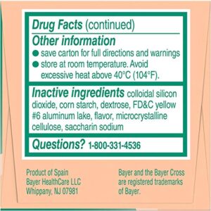 Bayer Bayer Children's Aspirin Chewable Low Dose Orange, Orange 36 tabs 81 mg