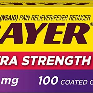 Bayer Extra Strength Bayer 500mg, 100 Count - Pack of 2