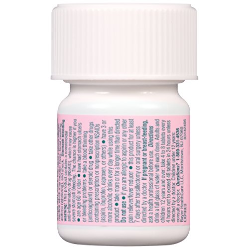 Aspirin Regimen Bayer, 81mg Chewable Tablets, Pain Reliever, Cherry, 36 Count