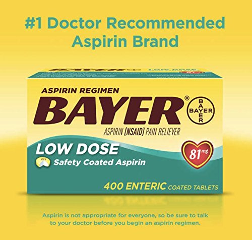 Bayer Low Dose Safety Coated Aspirin 81 mg ( 400 Count )IIIiii