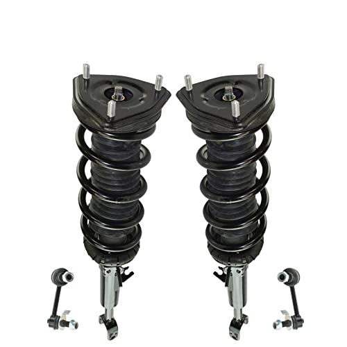 South Mud Bay Front Loaded Complete Strut Spring Assembly Sway Bar 4pc Kit Fits 58192505