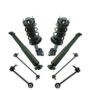 south mud bay front rear complete quick loaded strut spring assembly shock sway kit 8pc