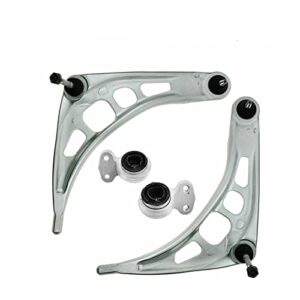 south mud bay front lower control arms w/bushings pair set fits 3-series e46 2wd