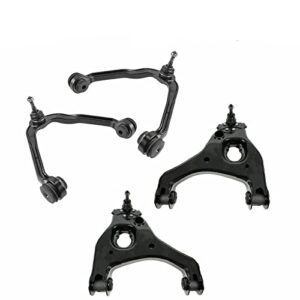 south mud bay control arm & ball joint front upper lower left right set of 4 fits 2wd