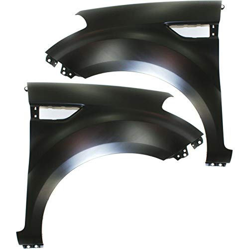 South Mud Bay Fender Set Compatible with Hatchback Front Primed Steel Pair 14471048